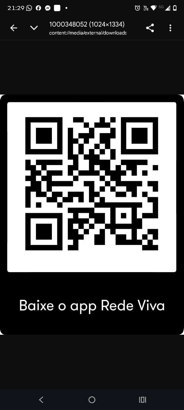 Baixe o App da Radio Rede Viva através do QR CODE