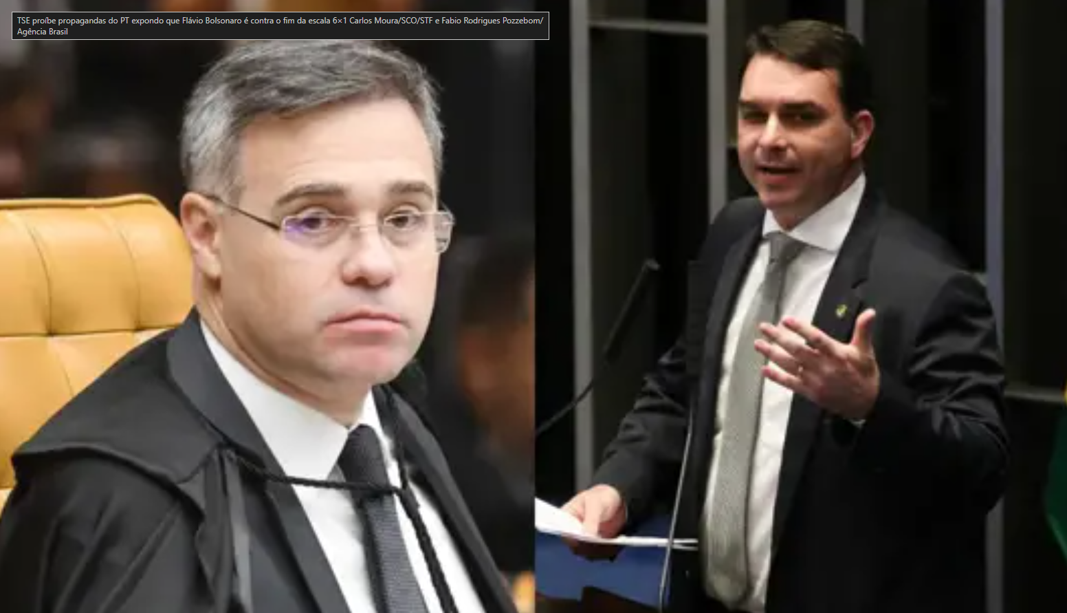 TSE proíbe vídeos do PT sobre oposição de Flávio Bolsonaro ao fim da escala 6×1