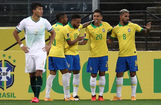 Seleção estreia nas Eliminatórias com goleada de 5 a 0 sobre a Bolívia