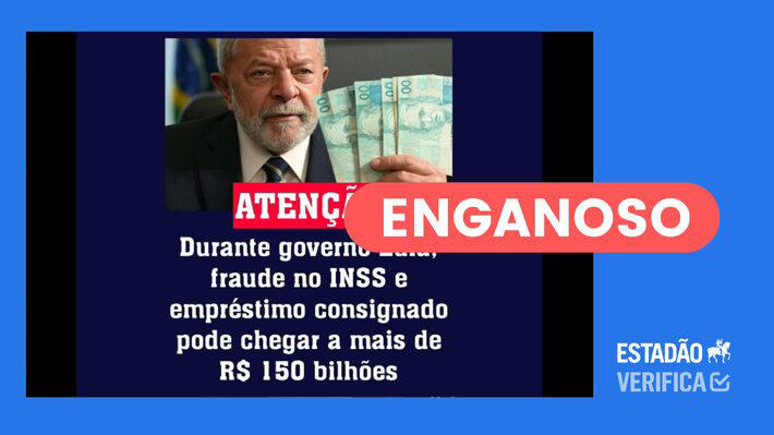 Fraudes no INSS divulgadas até o momento não somam R$ 150 bilhões, ao contrário do que diz post